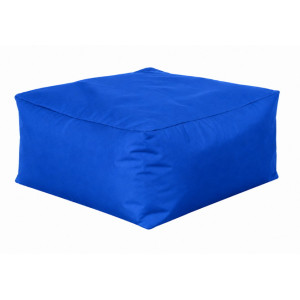 Μπλέ Αδιάβροχο Ανεξίτηλο Πούφ 75x75x35(h)cm