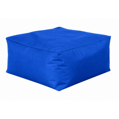 Μπλέ Αδιάβροχο Ανεξίτηλο Πούφ 75x75x35(h)cm