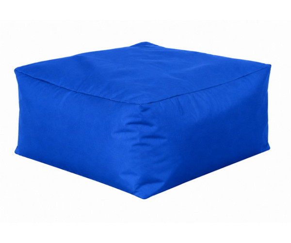 Μπλέ Αδιάβροχο Ανεξίτηλο Πούφ 75x75x35(h)cm