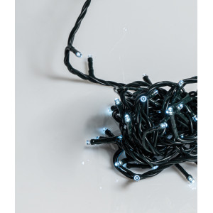 100Led Λαμπάκια Με Πρόγραμμα Για σωτερική Χρήση ,Πράσινο Καλώδιο/Λευκό Λαμπάκι , (5cm Απόσταση) 5 Μέτρα