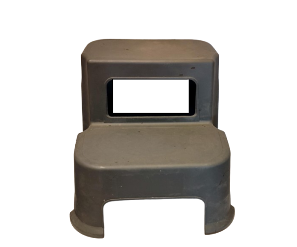 Step PVC σκαμπό σκαλάκι ΜΠΕΖ 37x37x37