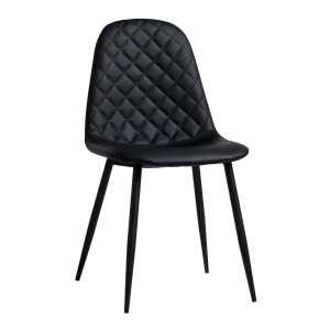 Καρέκλα Antonella Μαύρο 45.5 x 53 x 87
