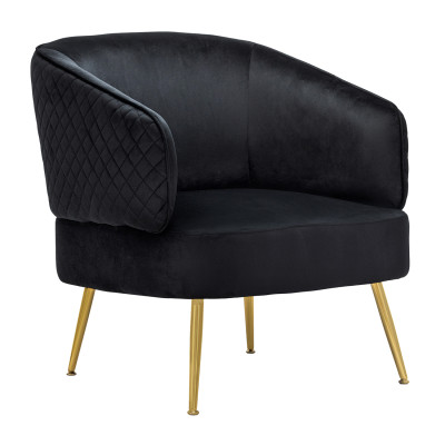 Πολυθρόνα Claire Μαύρο 67 x 75 x 55