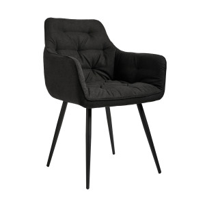 Πολυθρόνα Dalia Μαύρο 56 x 75 x 85