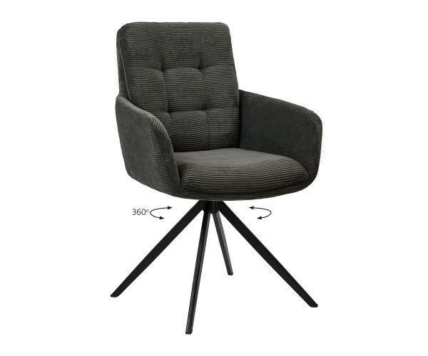 Πολυθρόνα Soren Γκρι 58 x 64 x 89