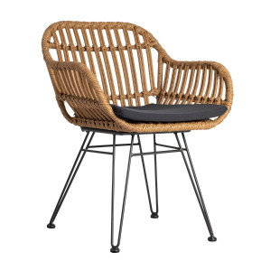 Πολυθρόνα Malibu Φυσικό 61 x 63 x 80