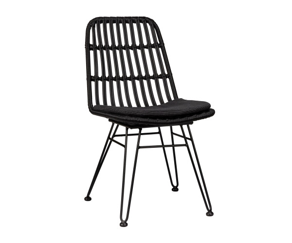 Καρέκλες Kahlua Black 46 x 62 x 86