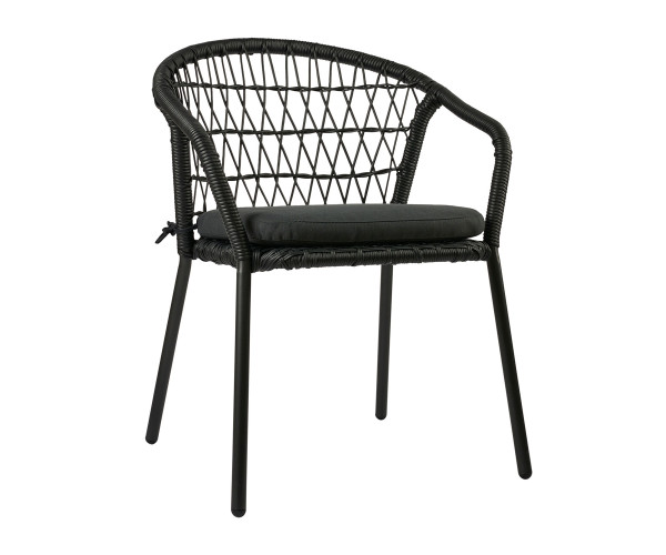 Πολυθρόνα Nuera Μαύρο 61.5 x 61 x 80 Πολυθρόνα Nuera Μαύρο 61.5 x 61 x 80