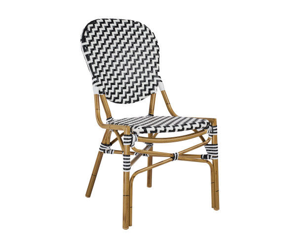 Καρέκλα Parisian-C Λευκό και Μαύρο 51 x 62 x 95 Καρέκλα Parisian-C Λευκό και Μαύρο 51 x 62 x 95