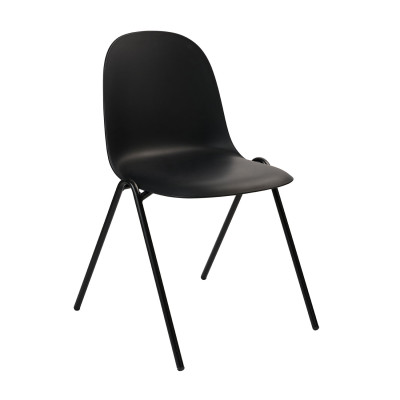 Καρέκλα Mango Μαύρο 49 x 52 x 83