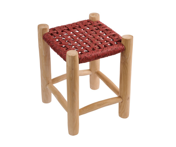 Σκαμπό Noor κόκκινο 35 x 35 x 47 Σκαμπό Noor κόκκινο 35 x 35 x 47