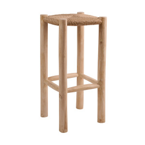 Σκαμπό Cazoo Φυσικό 35 x 35 x 76
