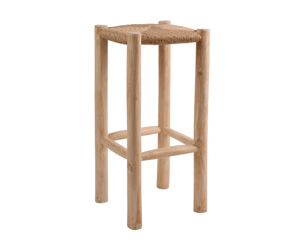 Σκαμπό Cazoo Φυσικό 35 x 35 x 76