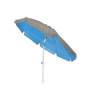 Velco ΟΜΠΡΕΛΑ ΒΕΡΑΝΤΑΣ -ΚΗΠΟΥ-ΘΑΛΑΣΣΗΣ ΜΠΛΕ ΜΕ ΕΞΩΤΕΡΙΚΗ ΑΣΗΜΙ  ΕΠΙΣΤΡΩΣΗ 2m ΜΕΤΑΛΛΙΚΗ