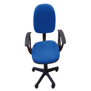 VELCO Pro Systems ΚΑΡΕΚΛΑ ΓΡΑΦΕΙΟΥ ΠΑΙΔΙΚΗ ΜΠΛΕ ΜΕ ΜΠΡΑΤΣΑ -ΔΙΑΣΤΑΣΕΙΣ: 57x47x81/92cm