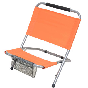 ΚΑΡΕΚΛΑ ΠΑΡΑΛΙΑΣ ΜΕΤΑΛΛΙΚΗ ΠΟΡΤΟΚΑΛΙ POLYESTER 600D