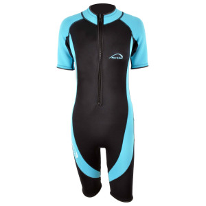 fortis ΣΤΟΛΗ ΚΑΤΑΔΥΣΗΣ MONOSHORT  ΠΑΙΔΙΚΗ ΜΑΥΡΟ-ΜΠΛΕ 3mm Νο5 (108-119cm)