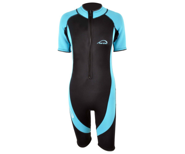 fortis ΣΤΟΛΗ ΚΑΤΑΔΥΣΗΣ MONOSHORT  ΠΑΙΔΙΚΗ ΜΑΥΡΟ-ΜΠΛΕ 3mm Νο6 (116-127cm)