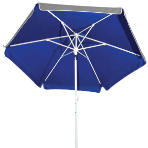 ΟΜΠΡΕΛΑ ΒΕΡΑΝΤΑΣ-ΚΗΠΟΥ-ΘΑΛΑΣΣΗΣ 2m ΜΠΛΕ ME ΕΞΩΤΕΡΙΚΗ ΑΣΗΜΙ  ΕΠΙΣΤΡΩΣΗ  ΜΕΤΑΛΛΙΚΗ  ΒΑΡΕΩΣ ΤΥΠΟΥ