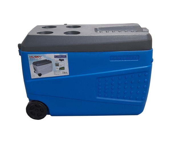 CAMPCOOL ΨΥΓΕΙΟ ΦΟΡΗΤΟ 80 Lt. ΜΕ ΡΟΔΕΣ & ΧΕΙΡΟΛΑΒΗ ΜΕΤΑΦΟΡΑΣ