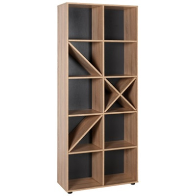 ΡΑΦΙΕΡΑ ΔΕΚΑ ΘΕΣΕΩΝ  75x30x188 εκ SONOMA