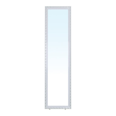 MIRROR Καθρέπτης Δαπέδου Τοίχου Ξύλινος Antique White