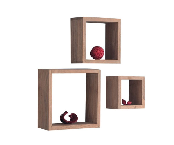 TRIO Set - 3 Ράφια Ξύλο Ακακία Φυσικό TRIO Set - 3 Ράφια Ξύλο Ακακία Φυσικό