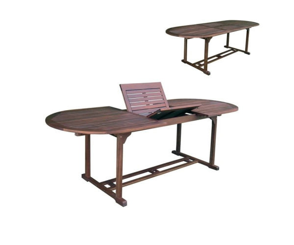 GARDEN Τραπέζι Επεκτεινόμενο Oval, Ξύλο Acacia GARDEN Τραπέζι Επεκτεινόμενο Oval, Ξύλο Acacia