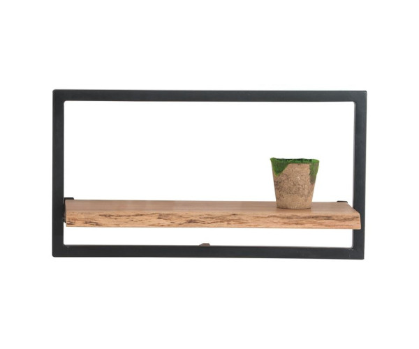 LIZARD Frame Ράφι Μέταλλο Βαφή Μαύρο, Ξύλο Ακακία Φυσικό LIZARD Frame Ράφι Μέταλλο Βαφή Μαύρο, Ξύλο Ακακία Φυσικό