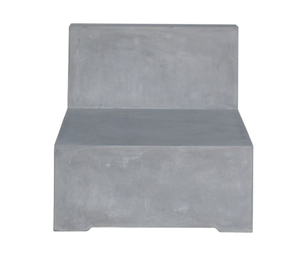 CONCRETE Καρέκλα Σαλονιού Κήπου - Βεράντας, Cement Grey