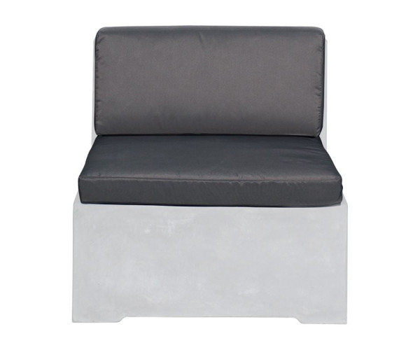 CONCRETE Set Μαξιλάρια Καρέκλας, Γκρι Ύφασμα Water Repellent - 2 Tεμάχια CONCRETE Set Μαξιλάρια Καρέκλας, Γκρι Ύφασμα Water Repellent - 2 Tεμάχια