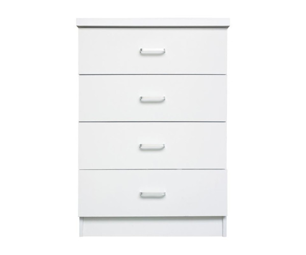 DRAWER Συρταριέρα με 4 Συρτάρια, Απόχρωση Άσπρο DRAWER Συρταριέρα με 4 Συρτάρια, Απόχρωση Άσπρο