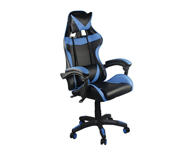 BF7850 Gaming Πολυθρόνα Γραφείου Διευθυντή Pu Μαύρο - Μπλε BF7850 Gaming Πολυθρόνα Γραφείου Διευθυντή Pu Μαύρο - Μπλε