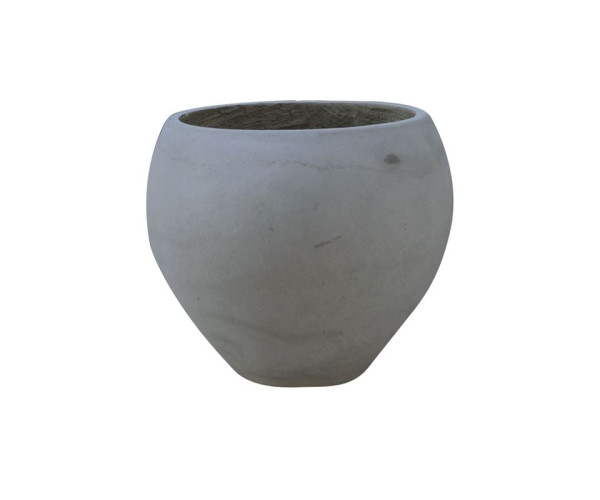 FLOWER POT-5 Cement Grey Φ43x32cm