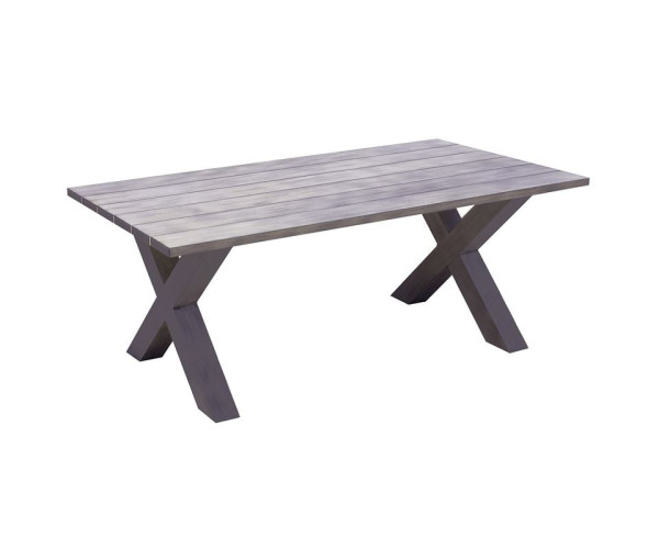ALLEY Τραπέζι Dining Κήπου-Βεράντας ALU Grey