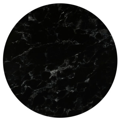 HPL (High Pressure Laminated) Επιφάνεια Τραπεζιού Απόχρωση Black Marble, Εξωτερικού χώρου (ΣΕΤ 2 τεμ)