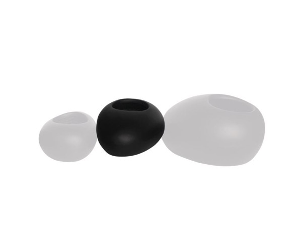 FLOWER POT-ROCK 50x32x19cm, Cement Απόχρωση Black FLOWER POT-ROCK 50x32x19cm, Cement Απόχρωση Black
