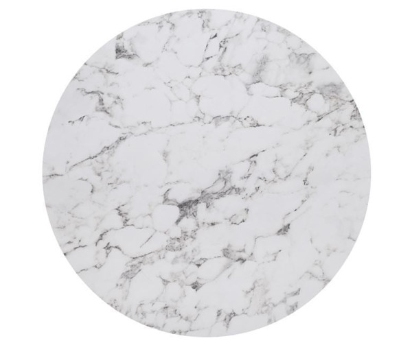 HPL (High Pressure Laminated) Επιφάνεια Τραπεζιού Απόχρωση White Marble, UV