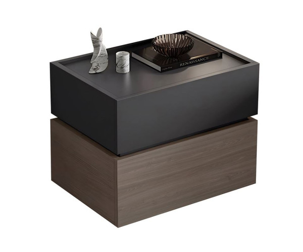 VANITY Κομοδίνο, Αποχρώσεων Sonoma Oak & Grey, με Αποσπώμενα χρωματικά Μέρη VANITY Κομοδίνο, Αποχρώσεων Sonoma Oak & Grey, με Αποσπώμενα χρωματικά Μέρη