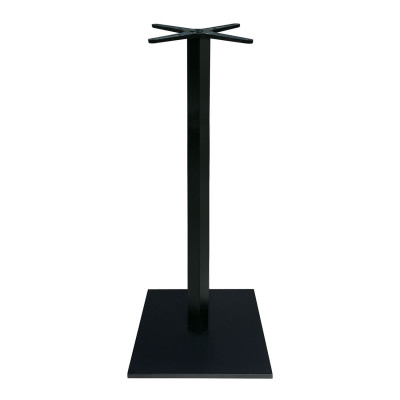 PRATO-W Βάση Τραπεζιού BAR 45x45cm H.93cm Μέταλλο Βαφή Μαύρο με Ρεγουλατόρο / 12,50Kg (ΣΕΤ 2 τεμ)