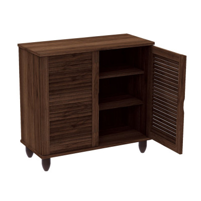 Παπουτσοθήκη 2 Πόρτες Απόχρωση Καρυδί