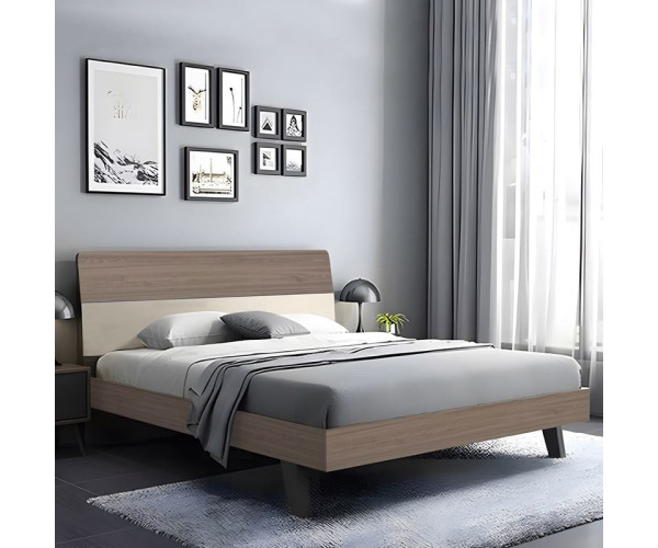 VANITY Κρεβάτι Διπλό, για Στρώμα 160x200cm, Απόχρωση Sonoma Oak-Cream VANITY Κρεβάτι Διπλό, για Στρώμα 160x200cm, Απόχρωση Sonoma Oak-Cream