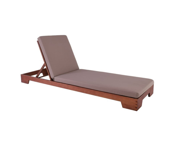 VERANO Ξαπλώστρα (B) Acacia με Μαξιλάρι 70x207cm Πάχος 8cm, Ύφασμα Απόχρωση Cappuccino VERANO Ξαπλώστρα (B) Acacia με Μαξιλάρι 70x207cm Πάχος 8cm, Ύφασμα Απόχρωση Cappuccino