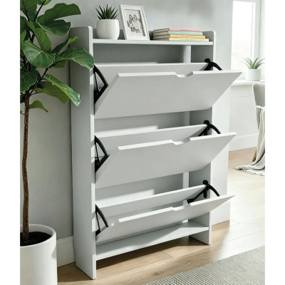 Παπουτσοθήκη MDF - Melamine Απόχρωση Άσπρο