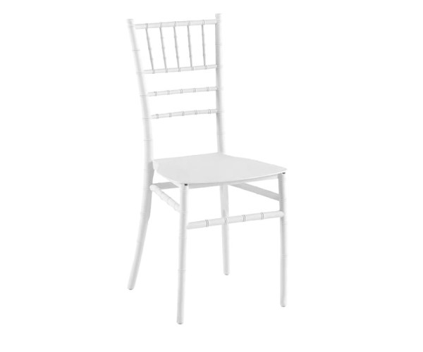 ILONA-W Καρέκλα Εστίασης - Catering Στοιβαζόμενη PP Άσπρο