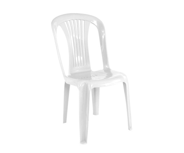 IRIDE-W Καρέκλα Στοιβαζόμενη, ΡΡ Άσπρο