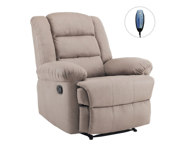 JULIA Massage Πολυθρόνα Relax Σαλονιού - Καθιστικού, Ύφασμα Cappuccino JULIA Massage Πολυθρόνα Relax Σαλονιού - Καθιστικού, Ύφασμα Cappuccino