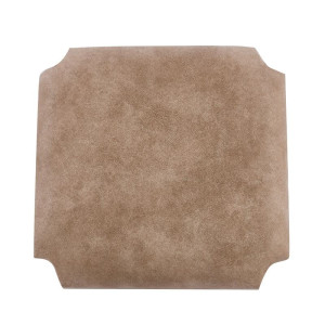 ΤΑΠΕΤΣΑΡΙΑ Σκαμπό Καφενείου, Ύφασμα Suede Μπεζ