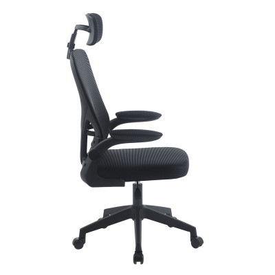 BF3055 Πολυθρόνα Γραφείου- Διευθυντή, Mesh Μαύρο