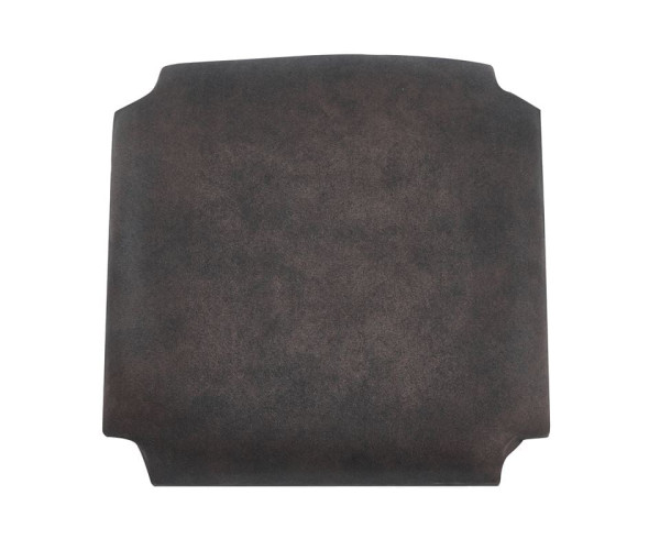 ΤΑΠΕΤΣΑΡΙΑ Σκαμπό Καφενείου, Ύφασμα Suede Ανθρακί